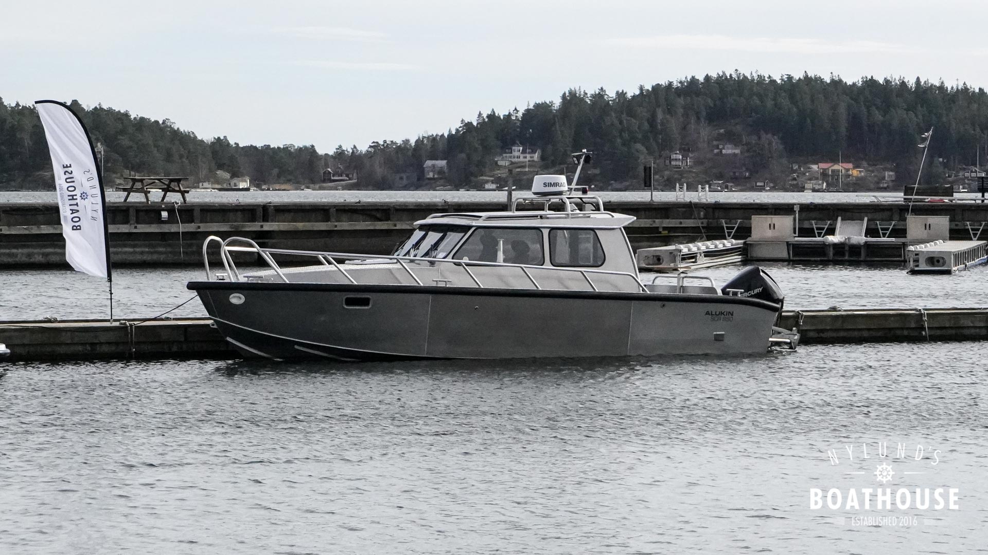 alukin 850 scr aluminium hyttbåt